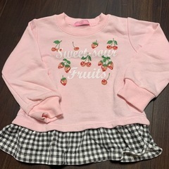 キッズ100  トレーナー2枚セットの画像