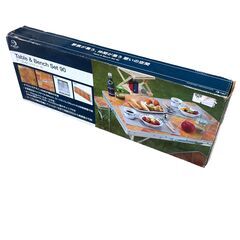 F952 Whole Earth ホールアース テーブル＆ベンチセット90 WEC7D0015 キャンプ アウトドア 石狩市の画像
