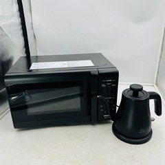 【✨‼️一人暮らしにオススメ‼️✨】電子レンジ 電気ケトル 2点...