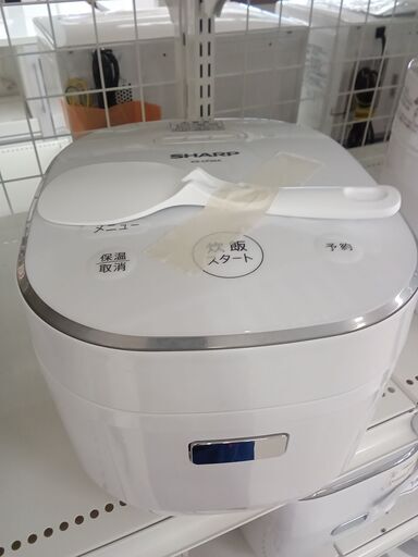 ★ジモティ割あり★ SHARP 炊飯器 KS-CF05A-W 3合炊き 19年製 動作確認／クリーニング済み TC5115