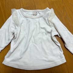 プティマイン　肩フリル長袖　90