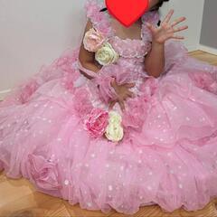 最終値下げ! 写真スタジオ　ドレス　100cm　3Tの画像