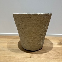 観葉植物の鉢カバー(アイボリー)