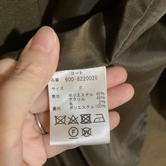 ロングダッフルコートの画像
