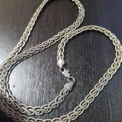 シルバー925ネックレス　62cm 40gの画像