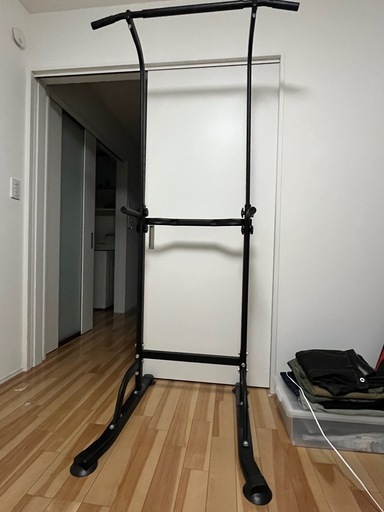 WASAI(ワサイ) 懸垂 懸垂マシン 懸垂器具 ぶら下がり健康器 【コンパクト/10段調節】筋肉トレーニング