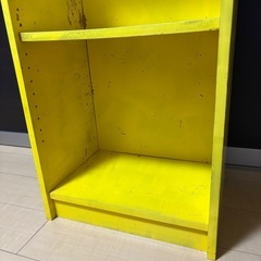 カラーボックス　イエローの画像