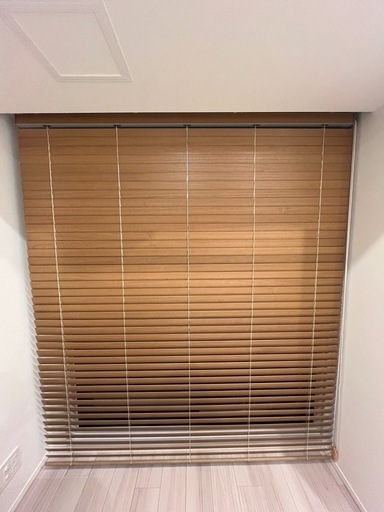 変更！木製ブラインド