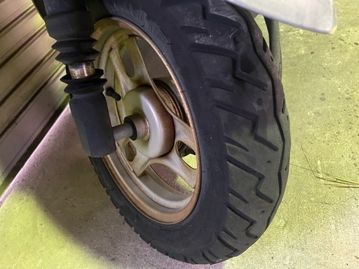 【売約済】実働 前後タイヤバリ溝 ホンダ AF61 トゥデイ 4スト 原付 バイク スクーター シルバー