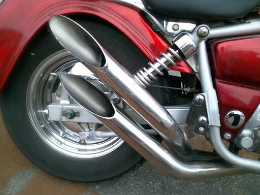 NO.5173MAGNAFIFTY2本出しマフラーエスカルゴフェンダー