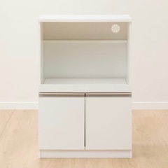 ニトリ　レンジ台　食器棚の画像