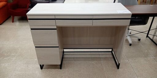 ★店長特別値引き★  デスク 白 H91×D45.5×W120 クリーニング済み TJ8829