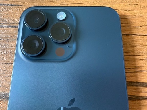 【美品】iphone15promax 256GB ブルーチタニウムSIMフリー