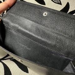 今なら20%引き！BVLGARI 黒 レザー 三つ折り財布クラシック 折り ビーゼロ EZ721の画像