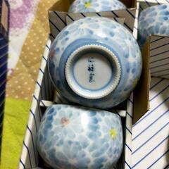 有田焼　急須　湯呑セット　肥前焼き　有田焼の　急須と　湯呑み5客セットの画像