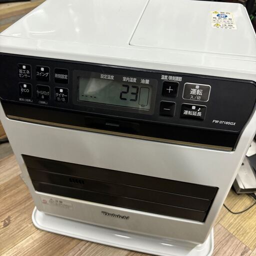 美品 Dainichi ダイニチ 石油ファンヒーター FW-3718SGX 2018年製 木造10畳/コンクリート13畳 ブルーヒーター
