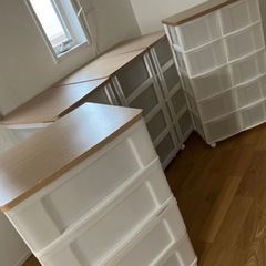 　処分価格・美品・ウッドトップチェスト　