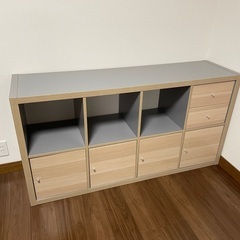 IKEA シェルフユニット(扉、引き出し付き)