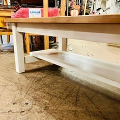 《売約済》【武蔵小山店】  無垢材　ローテーブル　リビングテーブル　センターテーブル　木製　カントリー　low table center living country の画像