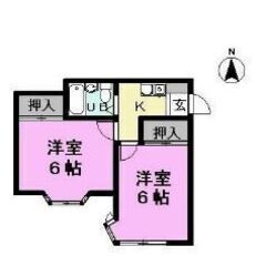 《越谷レイクタウン駅22分＊2K＊二人入居可＊南向き》初期費用分割OK🍀家賃＋3万の頭金で最安値🍀来店不要！事業主・夜職の不安も相談してください🍀【LINEでスピード契約！事業主・夜職・確定申告なし・審査ご不安の方もOK■現金分割・カード払い可・水商売・保証人なしもOK■※生活保護不可※】 - 越谷市