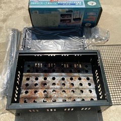 キャンプ　バーベキュー　コンロの画像