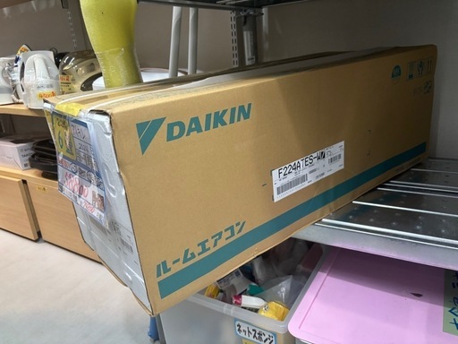 新品‼️【ダイキン/エアコン2.2k】【2024年製】【6畳用】【クリーニング済】【６ヶ月保証】【取付可】【管理番号12909】