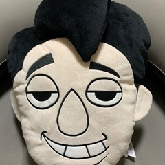 バナナマンのせっかくグルメ フェイスクッション 日村勇紀 設楽統 ぬいぐるみの画像
