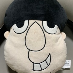 バナナマンのせっかくグルメ フェイスクッション 日村勇紀 設楽統 ぬいぐるみの画像