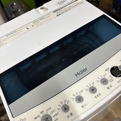 動作品 Haier ハイアール 4.5kg 全自動洗濯機 JW-C45D 2019年製の画像