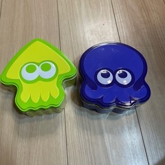スプラトゥーン缶イカ、タコ２点セットの画像