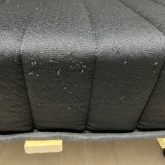 ベッド セミダブル 脚付きマットレス すのこの画像