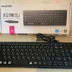 【未使用品】ELECOM 超薄型 USB接続 キーボードTK-F...