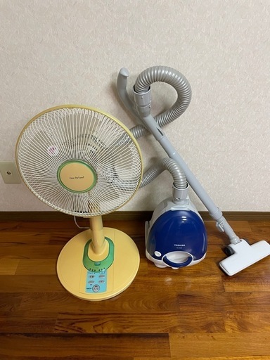 【取引中】掃除機と扇風機セット
