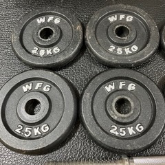 アイアン プレート シャフト 計20kg　WILD FITの画像