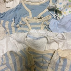 中古〉50-60新生児肌着の画像