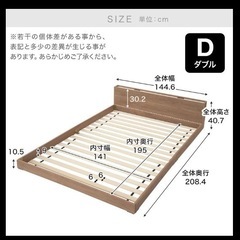 ベッドマットレスセットの画像