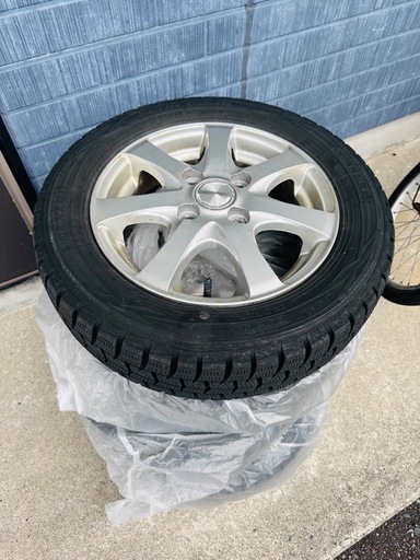 アルミホイールスタッドレス　155/165R13 73Q タイヤダンロップ