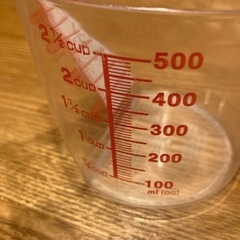 【USED】☆計量カップ☆500ml☆ダイソー☆の画像