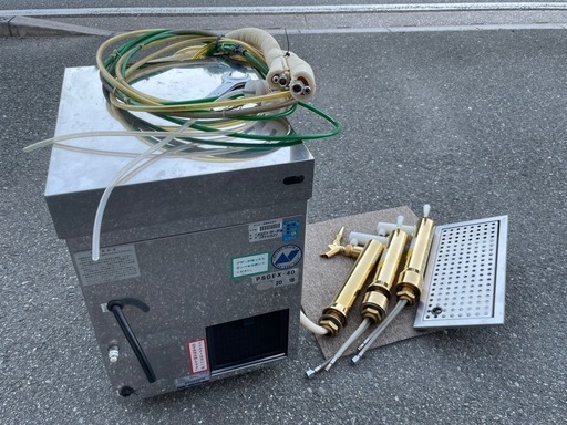 ■中古品 ニットク ビール 酎ハイディスペンサー PSDEX-40-2D ドラフトタワー３本付き 2018年 動作問題なし■