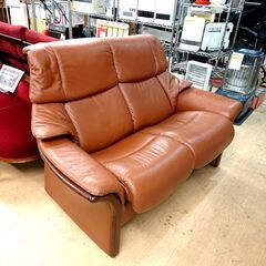 EKORNES リクライニングソファ ストレスレス エルドラド 牛革 2人掛けの画像