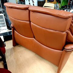 EKORNES リクライニングソファ ストレスレス エルドラド 牛革 2人掛けの画像