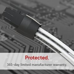 【新品・未使用】LINKUP - AVA PCIE 5.0 16Pin (12+4) 高電流電源ケーブル | 16AWG、成形、はんだ付け、PEタイプ | 3x8Pin PCIE 4.0 PSU 用 | RTX40 および の画像