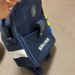東岡幼稚園　麦わら帽子　通園リュック　防災頭巾の画像