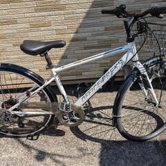 中古自転車 7段変速 700x32c　430mmLEDダイナモラ...