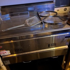 マルゼン ガスフライヤー 2槽 MGF-18WK  中古