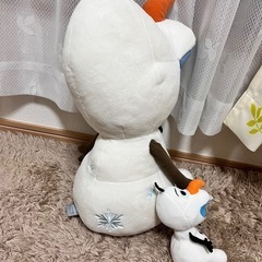 オラフぬいぐるみ二体セットの画像