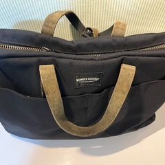 WONDER BAGGAGE ワンダーバゲージ　バッグ　 濃紺（ブラック）　黒の画像