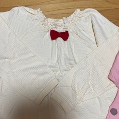 ブランシェス&ムージョンジョン女の子洋服4点セット　130の画像
