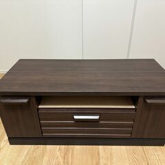 ☆ジモティ割あり☆ テレビ台 ナチュラルブラウン H40.5×D47×W120 クリーニング済み HJ5776 (リユース日立店)  日立の収納家具《テレビ台》の中古あげます・譲ります｜ジモティーで不用品の処分