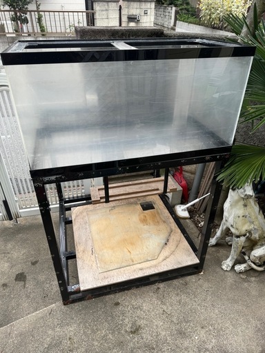 アクリルオーバーフロー水槽900×450×450 大型水槽アクリル水槽90cm水槽